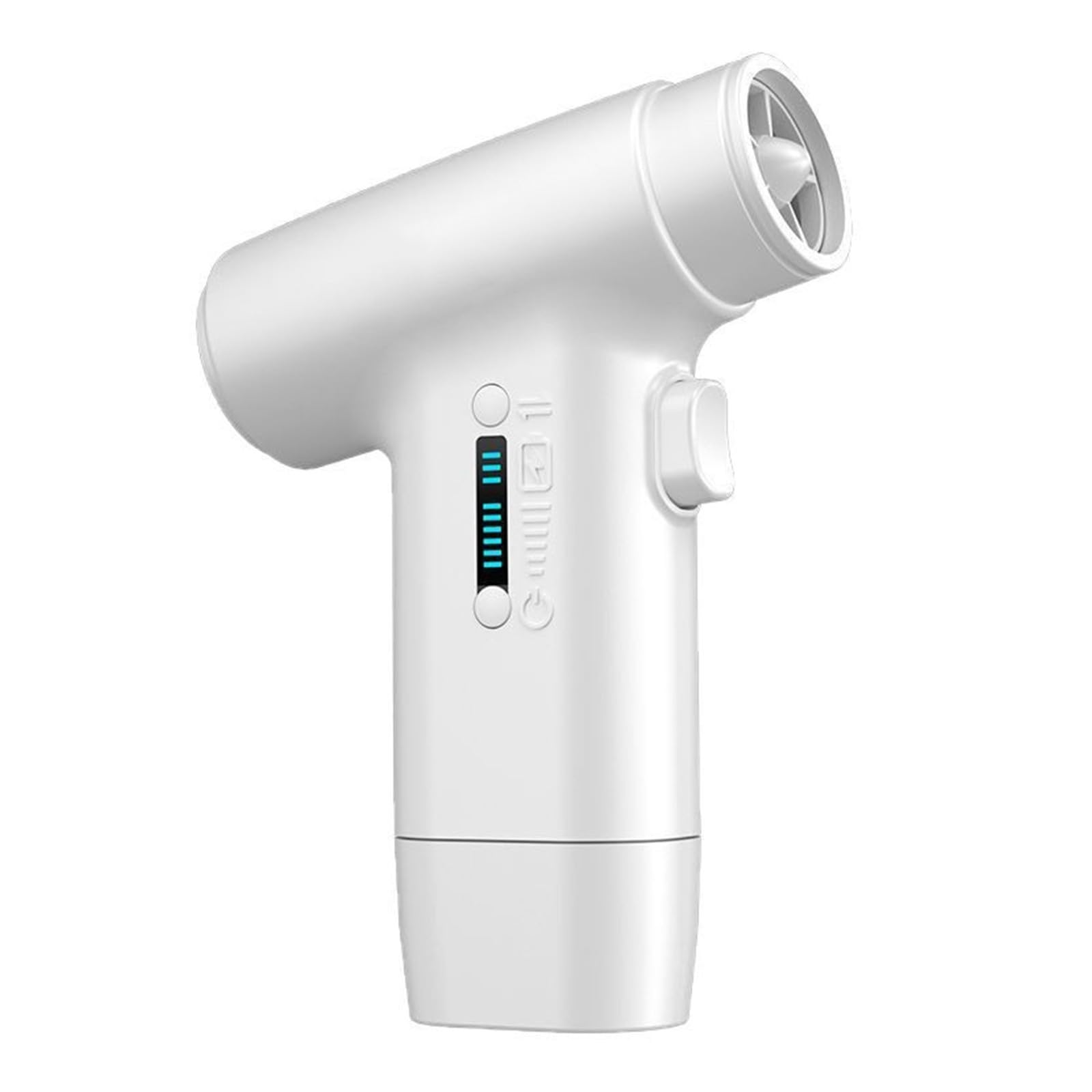 Apglsxy White Portable Handheld Fan Rechargeable Cordless Air Blower Powerful 80000Rpm Cleaner Small Fan For Outdoor Usb Rechargeable Small Blower