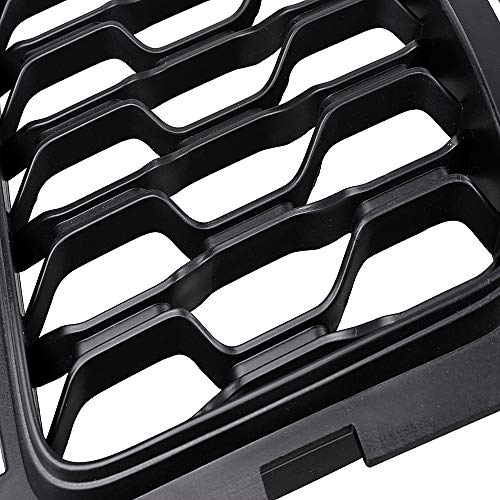 Image of Anzio 7pcs Matte Black Grill Inserts Front Mesh Honeycomb Compatible with 2017-2020 Grand Cherokee
