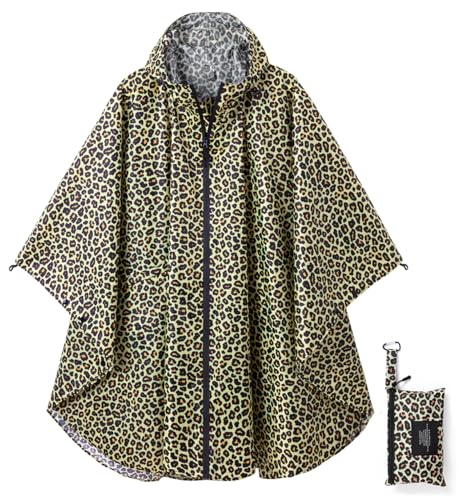 Image of salamra Rain Poncho Jacket - Hooded Waterproof Raincoat with Pocket for Women Men Adults