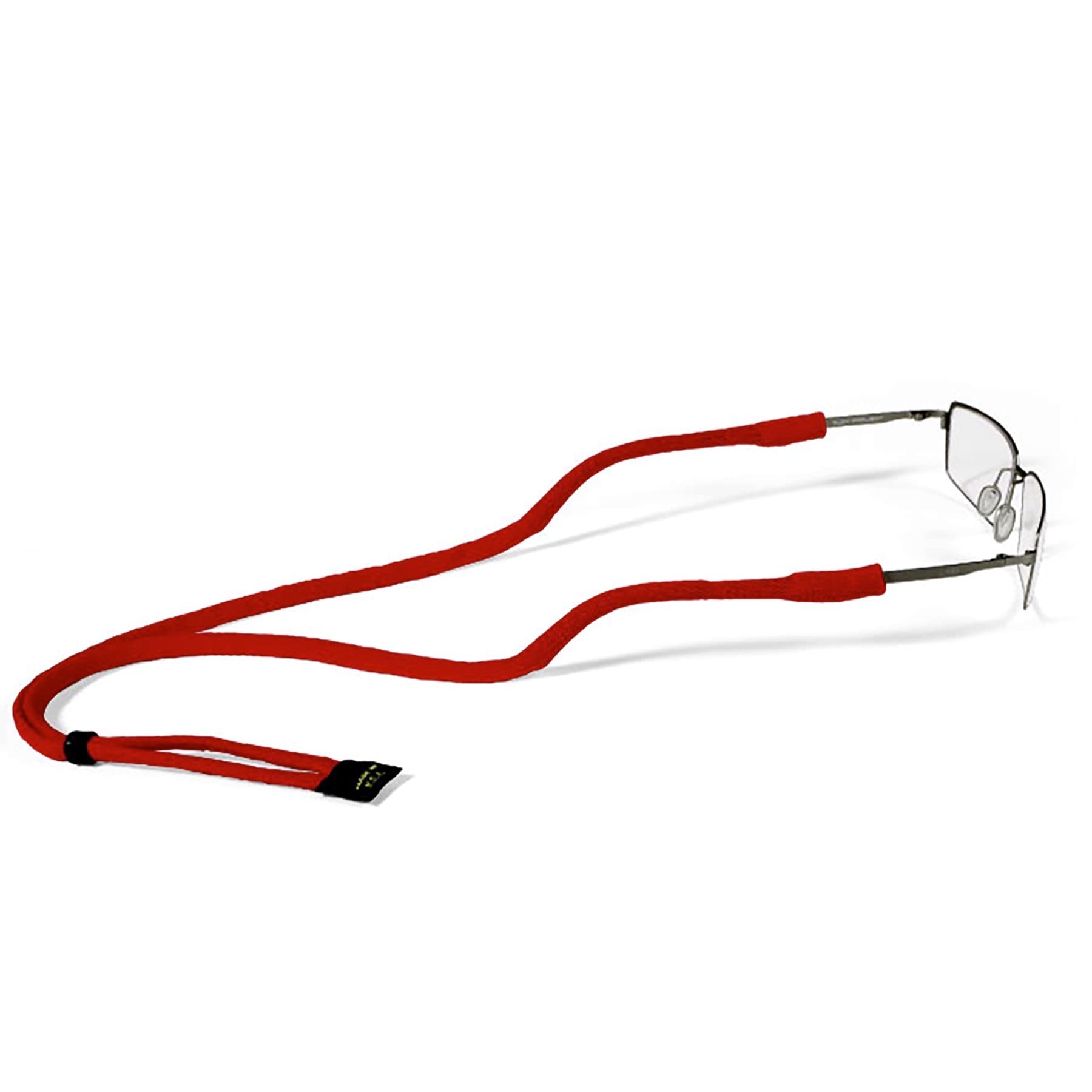 Croakies Micro Suiter Eyewear Retainer, Sm. 2-5mm - Red (2-Pack)