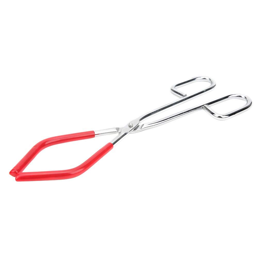 2 PCS Laboratorio Tazza Becher Clip Pinze Strumento Acciaio Boccetta Beaker Clip Pinze per becher chimico Strumento didattico, Accessorio morsetto per chimica per laboratorio Alta lucidatura
