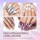 AIMEILI 2PCS Nail Art Foil Glue Gel 15ML Transferfolie Nägel Kleber für Folien Nagelsticker Nail Art Foil Glue Gel Set