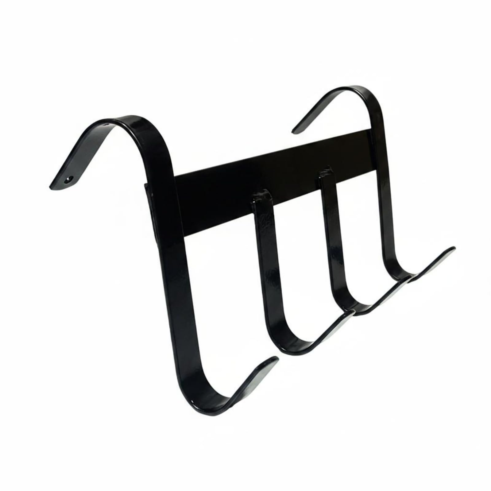 Soporte de Montura de Pared Perchero de Silla de Montar Gancho para Rienda y Cabezada Doble Brazo Metal Reforzado Organización Ordenada Adecuado para