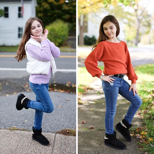 Stelle Girls Snow Boots Warm Winter Boots for Toddler/Little/Big Kids4