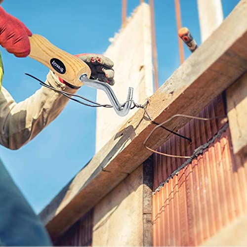 Image of 4 Pieces Wire Twister,Rebar Wire Twister Pull Tie Wire Twister, Concrete Metal Wire Twisting Fence Tool