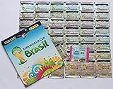 Deutsche Version Panini WM 2014 Brasilien - 50 Tüten / 250 Sticker + Leeralbum