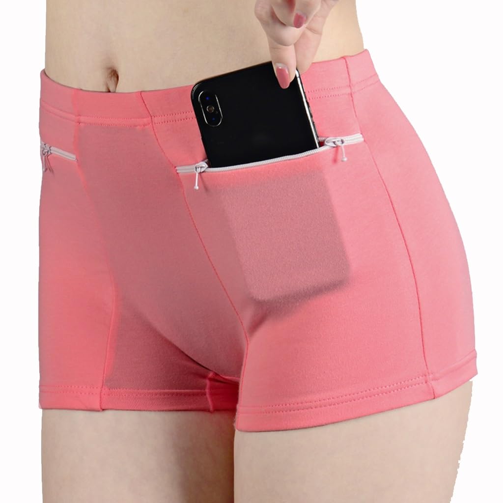LaseVe Donna Intimo Antiborseggio Mutandine da Viaggio Donna Intimo Tasca Nascosta Senza Cuciture Boxer Slip Confezioni 3/6