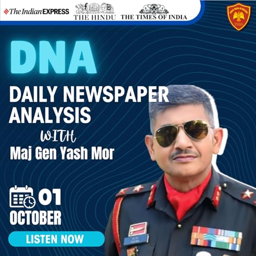 『Daily Newspaper Analysis | 1 October | 2025 | Current Affairs For Defence Aspirants #ssb #upsc』のカバーアート