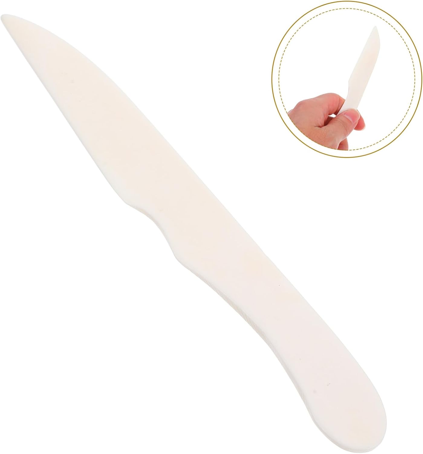 iplusmile Bone Folder Tool for Crafting Genuine Ox Bone Creaser for Scoring and Folding Versatile Tool for Bookbinding Scrapbooking and Crafts