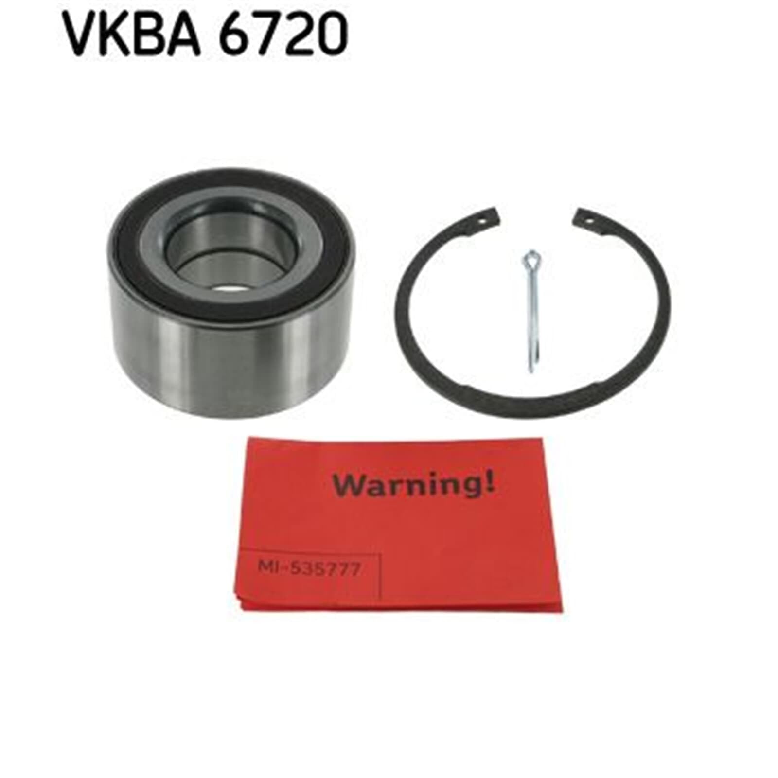 2X SKF Radlager-Satz vorne | 2x VKBA 6720 passend für Aveo Trax Meriva Mokka