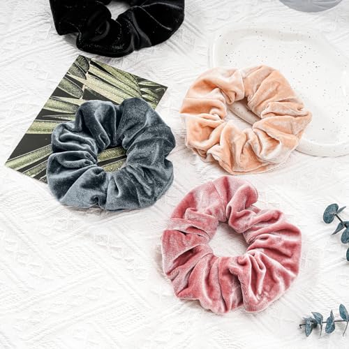 Lolalet LL-08364685 Large Soft Velvet Scrunchies For Hair thumb #4