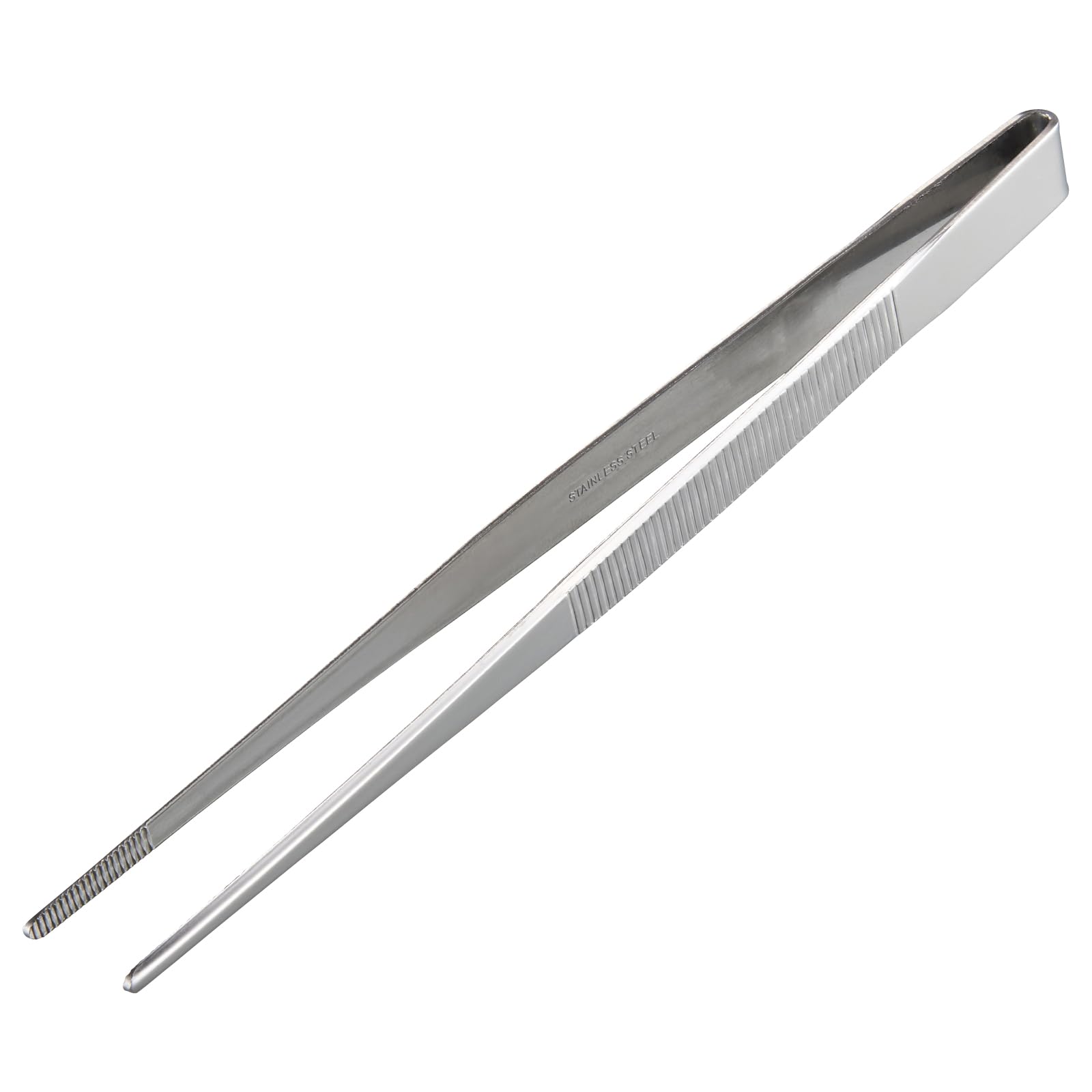 Hozan P-826-175 Tweezers with Knurled, General Purpose Type, Reinforced Holding Strength, Stainless Steel (SUS430) : DIY, Tools & Garden