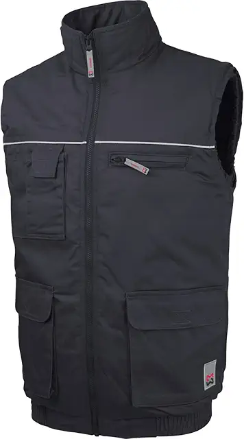Gilet de travail matelassé Classic marine - Veste professionnelle