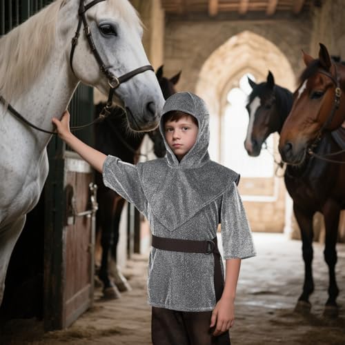 Disfraz Completo Medieval de Caballero para Niños miniatura 7