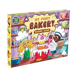 My First Bakery Board Game! A Sweet Matching Tile Game for 1-4 Kids Ages 3 and Up, A Fun and Colorful Cooperative Memory Game, Learn New Skills Through Hands-On Play