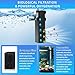 Novique Submersible Internal Aquarium Filter Multiple Function Powerful Pump Fish Tank Filter for 2-10 Gallon Tanks 53 GPH 2.5W
