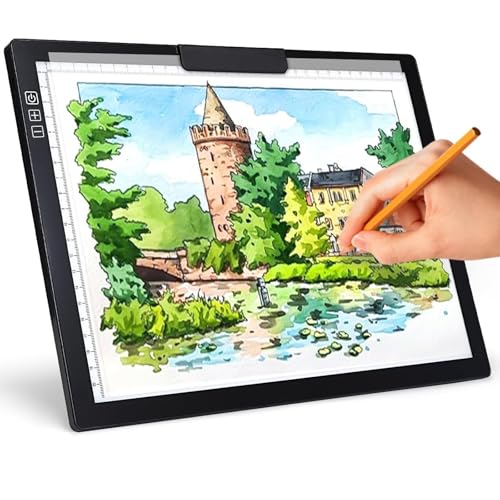 Almohadilla De Luz A2, Tablero De Luz Led Magnético Grande Para Pintura De Diamantes, Caja De Luz De 3 Modos De Color Para Calcar, Mesa De Luz De Arte De Diamante