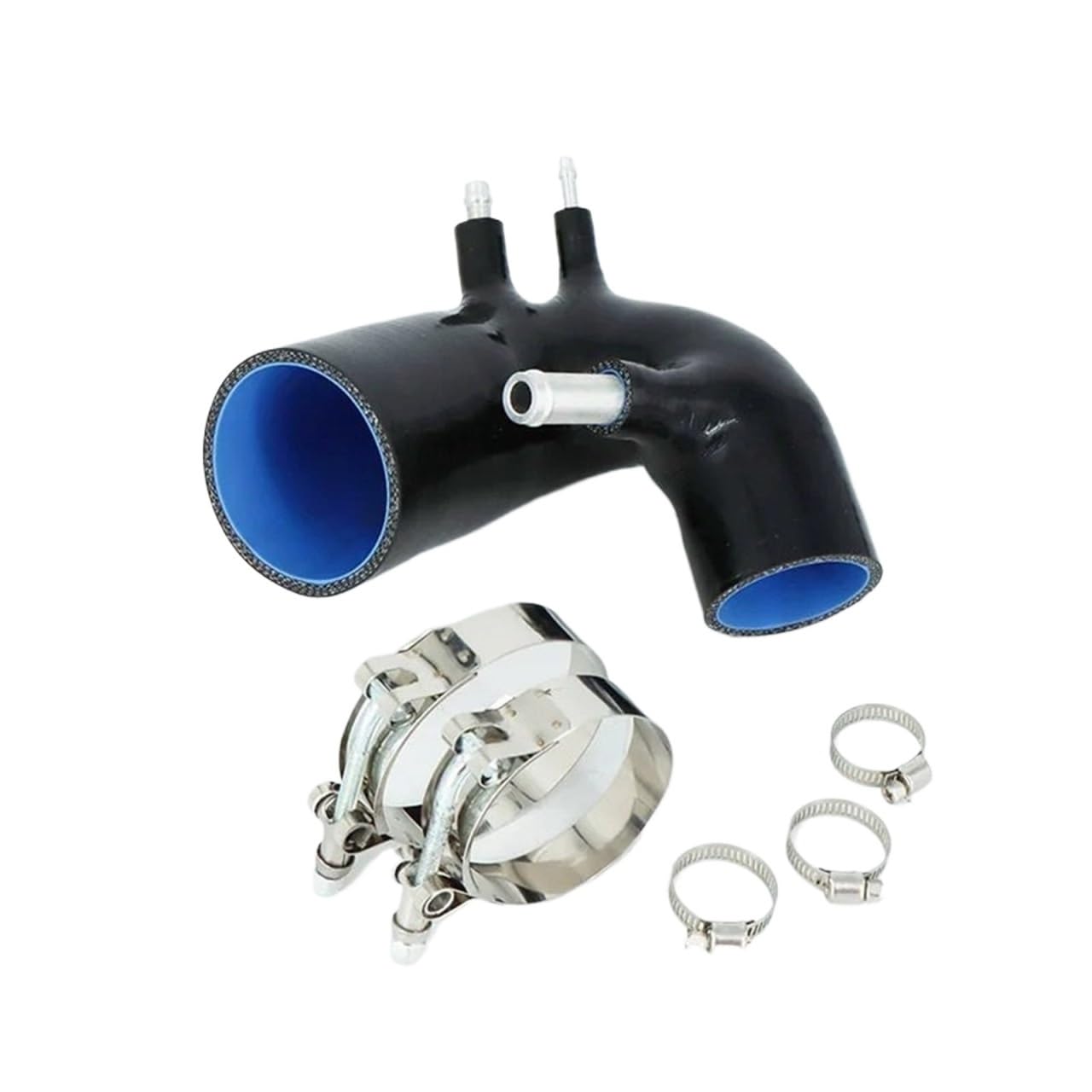 Manguera Gasolina Manguera de admisión de Silicona para Motor Abarth 500, 595, 695 T-Jet 1.4Lift, Garrett 1446 Turbo Competizione/Turismo/Esseesse. Manguito Turbo(K8-287 Black)