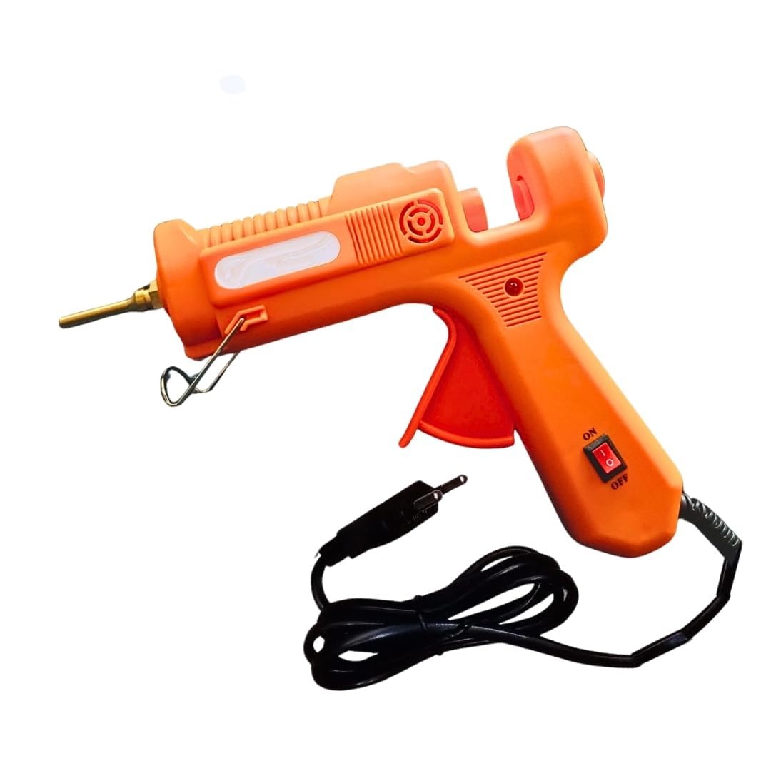 KRYTONE®30W Professional Hot Melt Glue Gun Long Nozzle - Triple Power Rapid Heating Gun with ON/Off Switch for Precise Glue Output - Easy To Use Glue Gun-image-29
