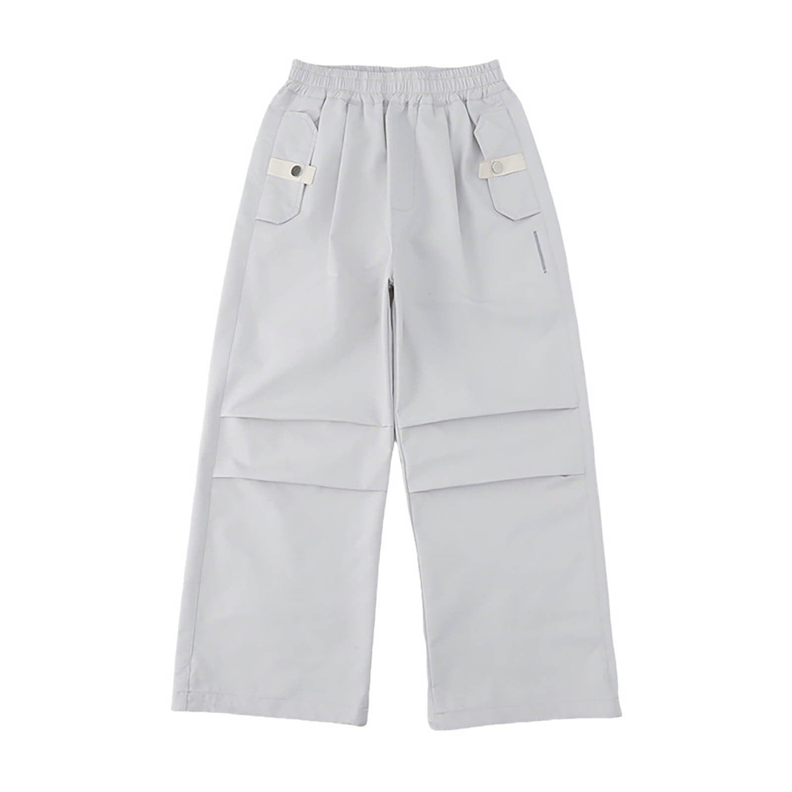 Bébé baggy avec poches blanc jean confortable pour garçon de 3 ans