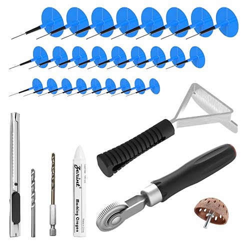 ZERINT Tire Repair Patch Plug Kit (3 Sizes: 1/6 x1 3/8/1/4 x1 3/4/3/8 x2 3/8) with Complete Tool Set for Car/SUV/Motorcycle Tire Puncture Repair
