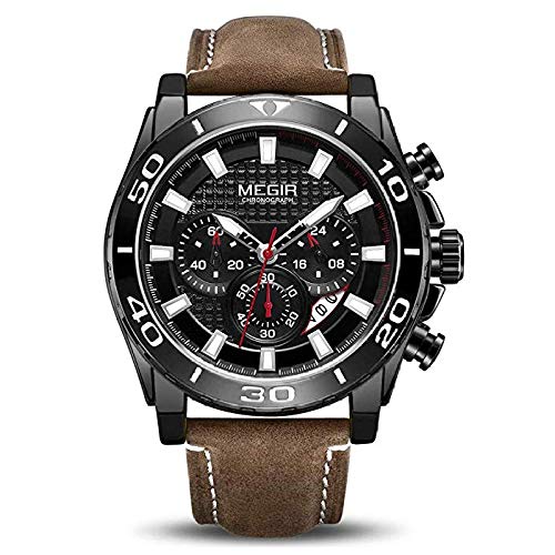 Preisvergleich Produktbild Armbanduhren Männer Schwarz Business Quarz Armbanduhren Chronograph Luminous Function Auto Kalender
