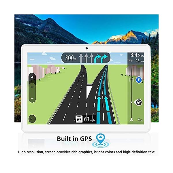 Tablet-101-inch-Android-Tablet-with-32GB-Storage-3G-Phone-Tablets-Dual-Sim-Card-5MP-Dual-Camera-Quad-Core-Processor-1280x800-IPS-HD-DisplayGPSFMBluetoothSilver ZONKO Tablet 10.1 inch Android Tablet with 2GB+32GB+256GB Expand, 3G Phone Tablets & Dual Sim Card & 2MP+ 5MP Dual Camera, Quad Core Processor, 1280x800 IPS HD Display,GPS, FM (Silver)