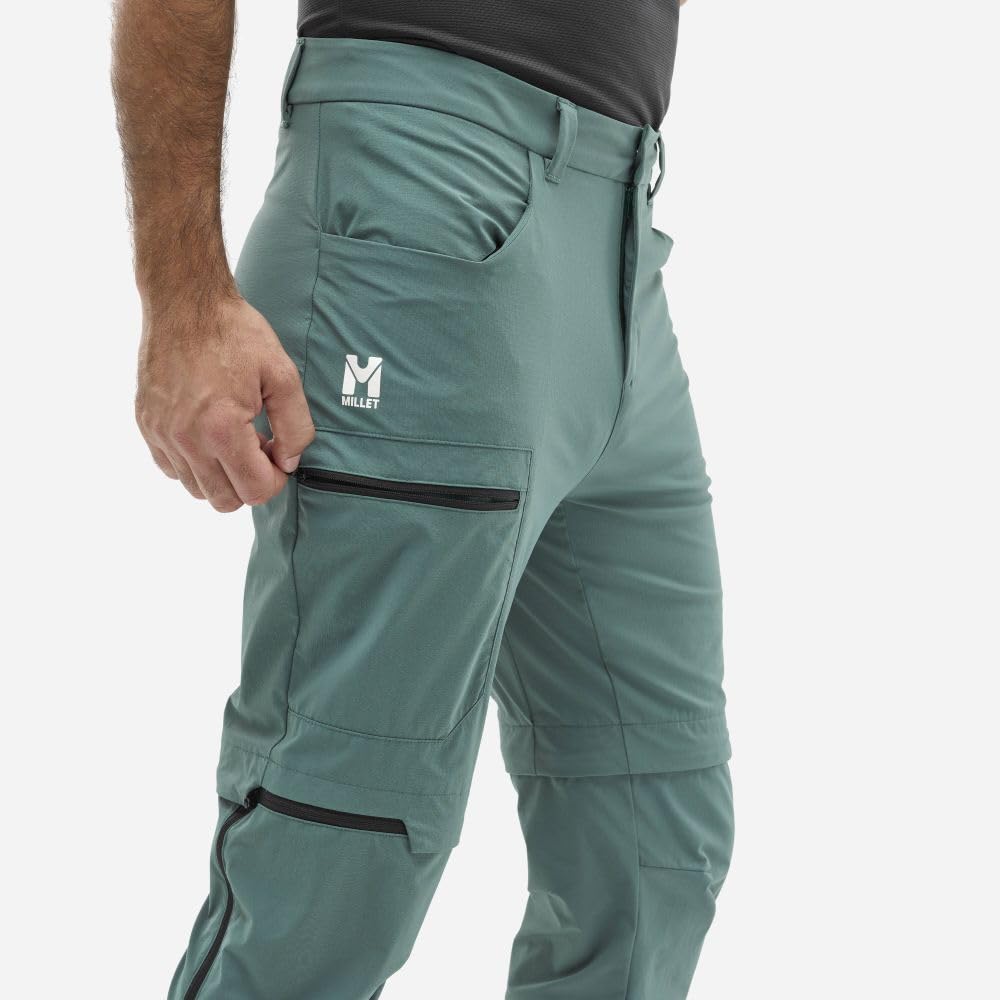 Millet Pantalon De Randonnée et Trekking 2 en 1 Strech et Convertible, Homme, UBIC Zipp Off