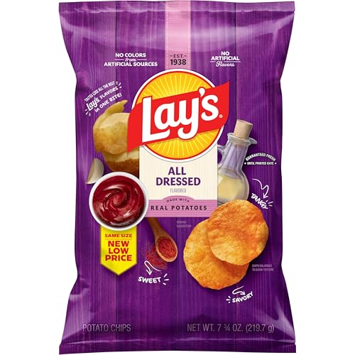 Lay's Potato Chips, All Dressed, 7.75 oz Bag