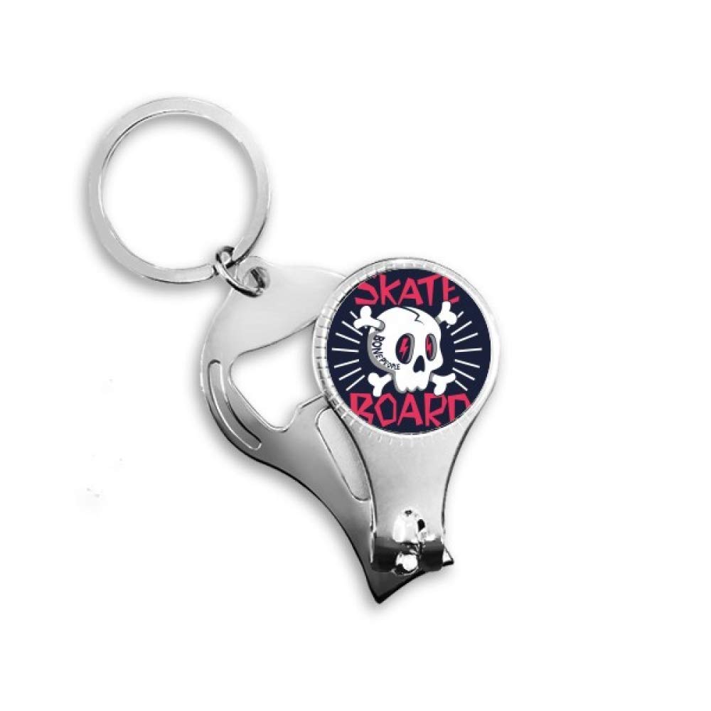 Idée cadeau originale : porte-clés décapsuleur clipper motif totem skate indien