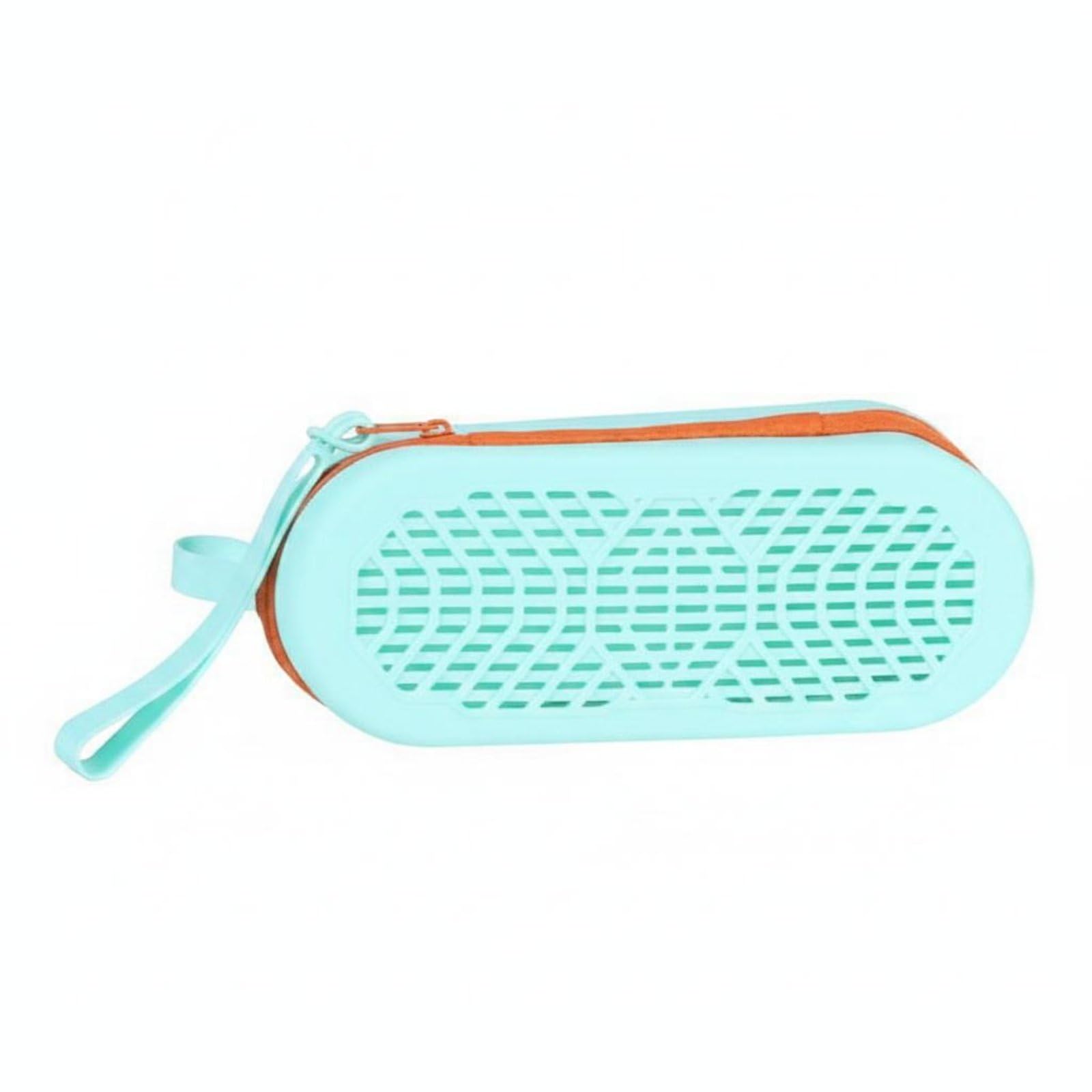 Large Capacity Swim Eyewear Case Breathable Swim Goggles Case Portable Eyewear Storage Pouch Double Sided for Travel, Outdoor, Light Green-image-1