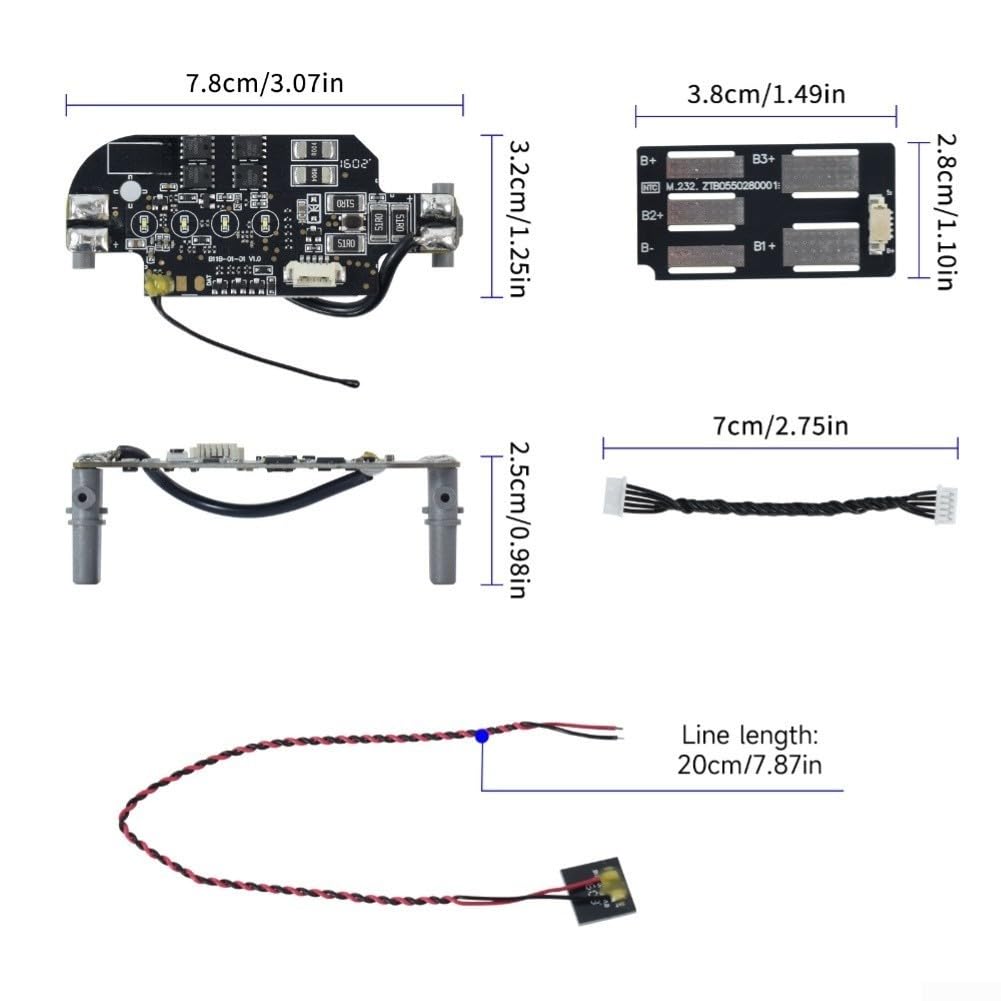 Per Xiaomi Fimi Scheda di Protezione 16V Scheda Madre Parte di Riparazione Compatibile Con 4K E 1080P Dispositivi Aerei Tempo di Volo Esteso Facile Installazione