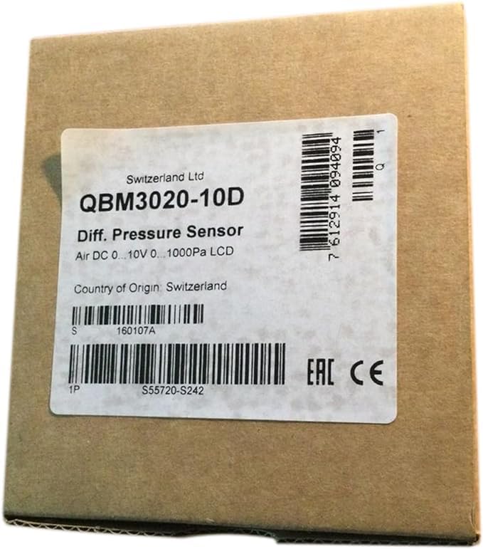 QBM3020-10D capteur de pression differentielle avec emballage scelle