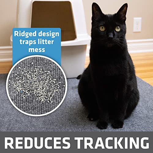 Drymate Cat Litter Trapping Mat, 20 x 28-Inch, Grey - Image 2