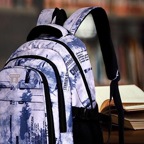Image of Tinytot 30Litre School Bag Water-Resistant Laptop& Travel Backpack - Unisex Large 19 Inches Multipurpose Travel Backpack for Boys & Girls, Men & Women- Ideal for College and School and office Use