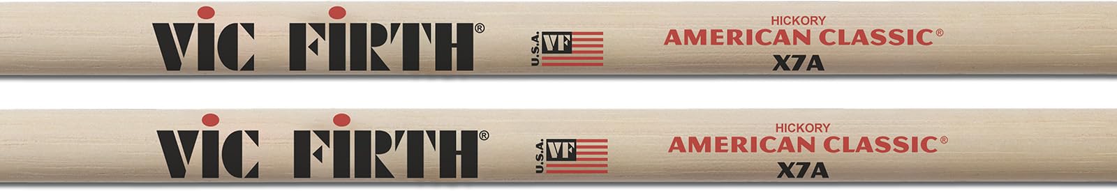 VIC FIRTH American Classic Extreme 7A X7A Drum Sticks, natural - Image 2