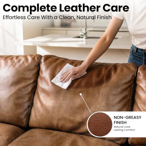 EVEO 4-in-1 Leather Cleaner Wipes