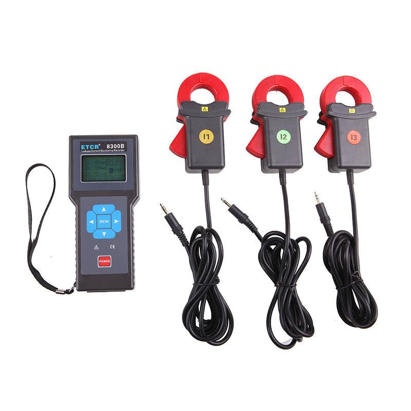ETCR8300B Three-Channel Leakage/Current Monitoring Recorder Upgrade ETCR8300-030x3