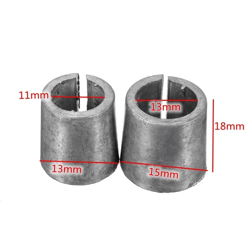 Miniatura 3 de Fundas de adaptador de batería de coche, 1 par de adaptadores de poste de convertidor de terminales de batería de automóvil, mangas de cátodo de