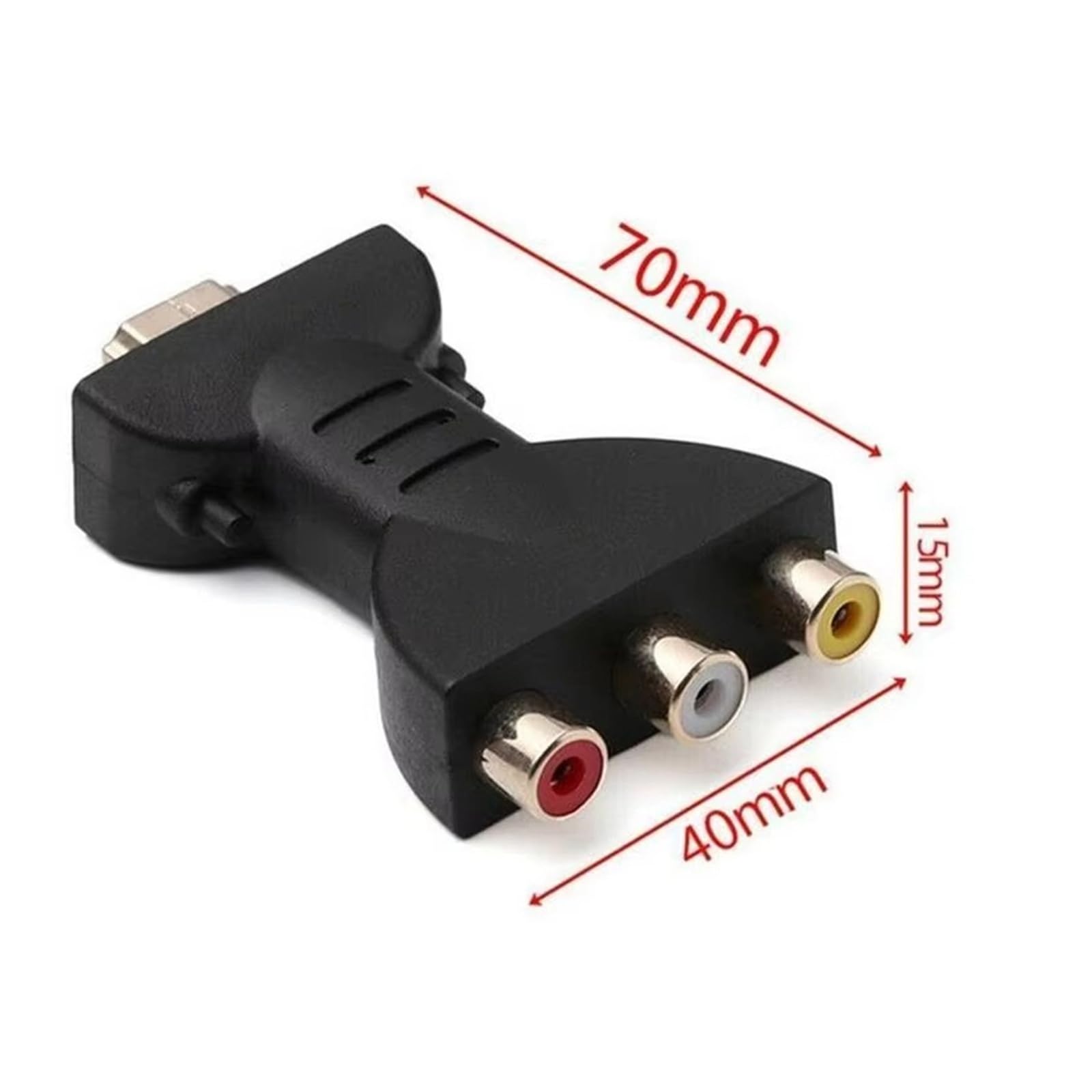 1080P HDTV to AV Adapter 3RCA Converter HDMI to RCA for DVD TV