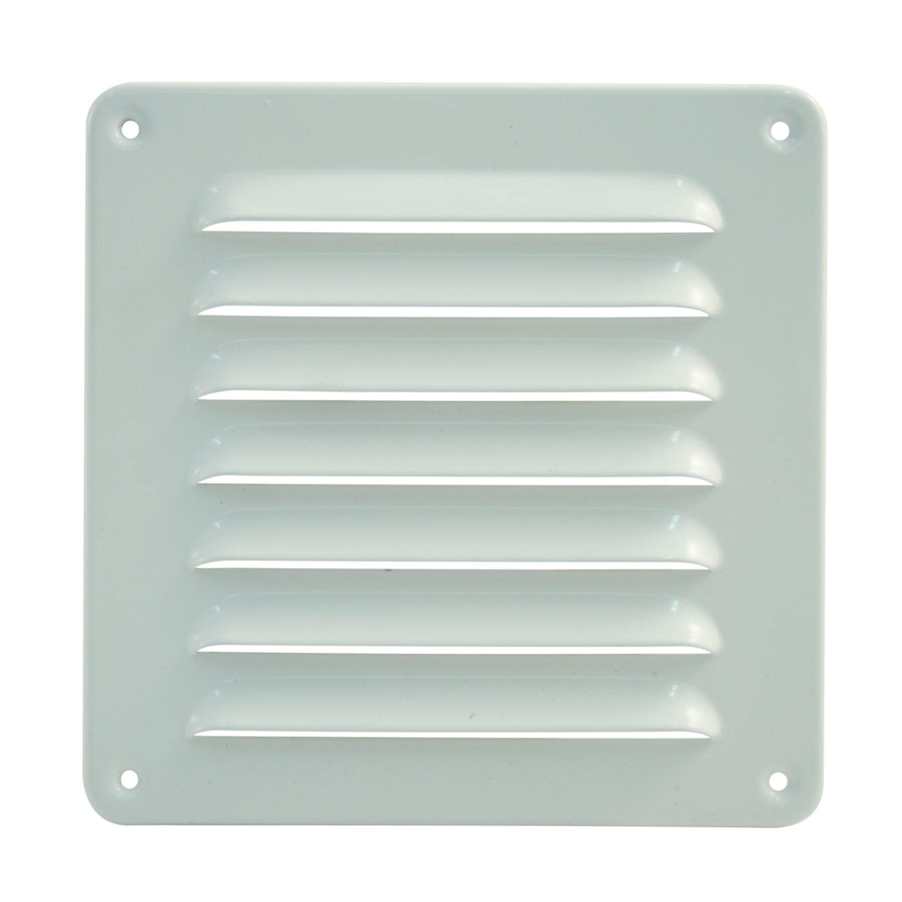 Marley Deutschland GmbH Lüftungsgitter – 155 × 155 mm, Aluminium, Aufsatzgitter für Innen- und Außenbereich