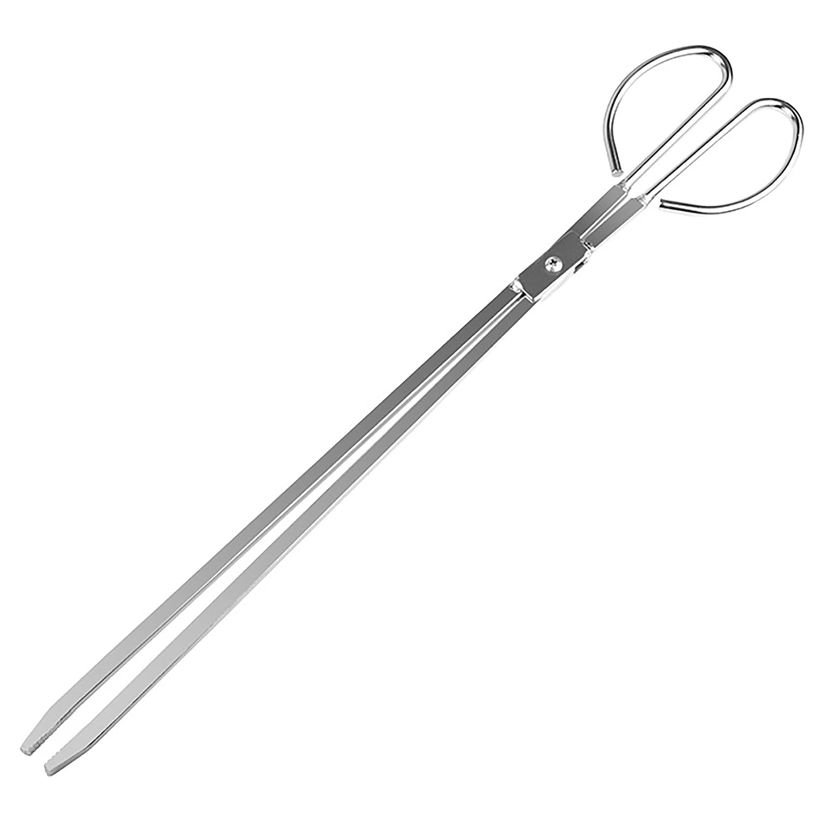 Pinze a forbice extra lunghe 60 cm, clip per rifiuti in acciaio inossidabile con manico lungo, grandi dimensioni, pinza per legna da ardere, strumenti per raccogliere carbone esteso