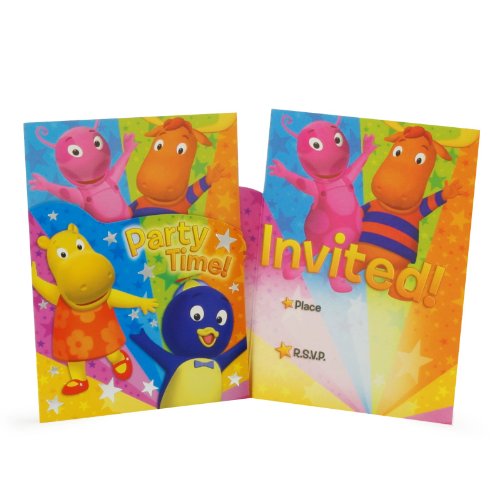 American Greetings The Backyardigans: Die Cut Invitations