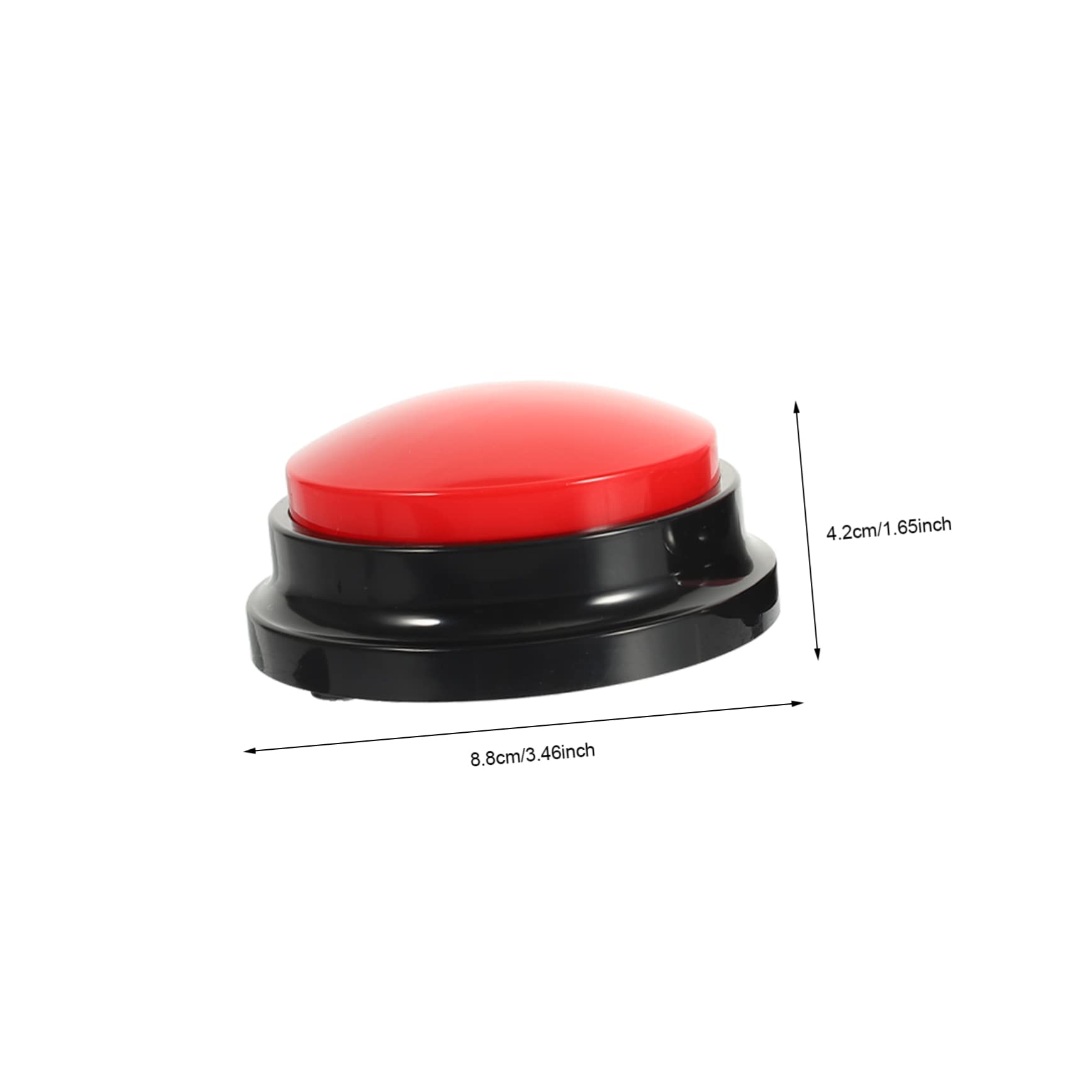 4piezas Botones Interactivos para Mascotas Botones Grabables para Perros y Gatos Juguetes De Comunicación De Sonido Entrenamiento y Entretenimiento Colores