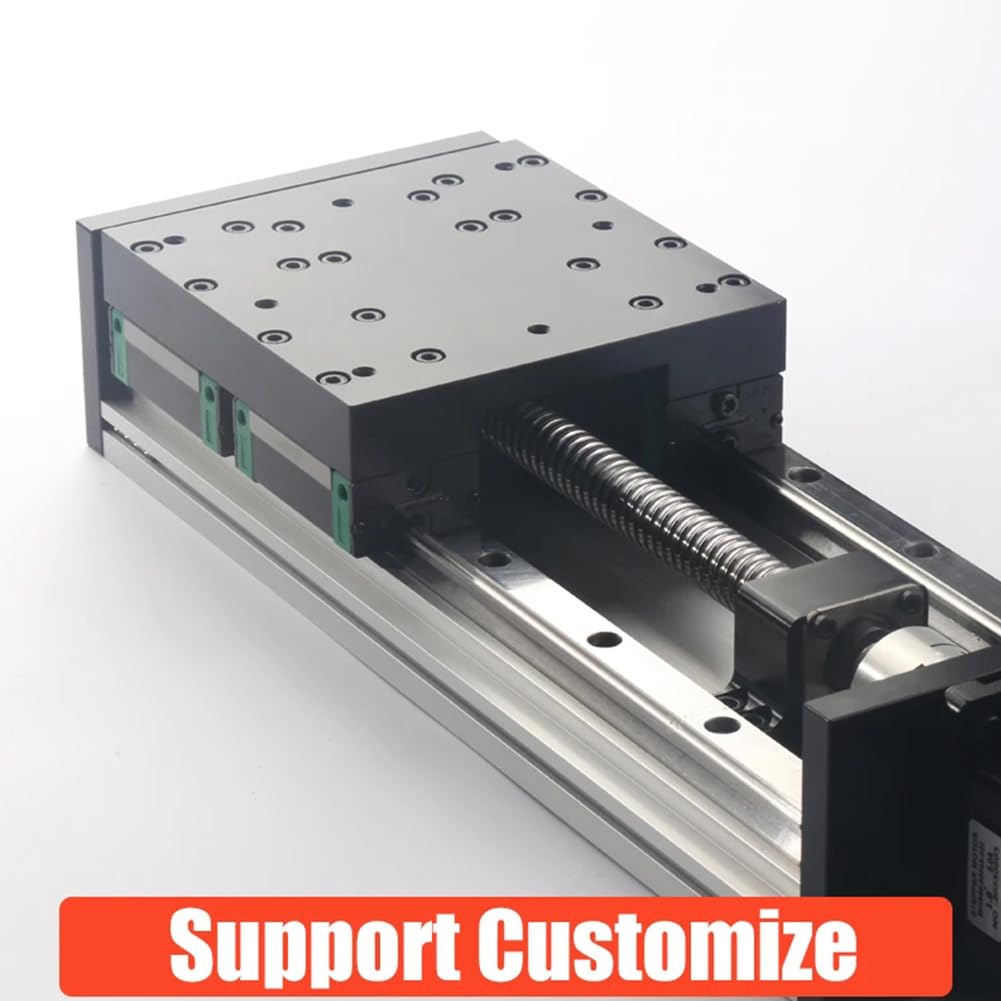 Attuatore a vite a sfere lineare CNC a doppio binario ad alto carico con corsa da 400 mm e modulo di scorrimento di precisione