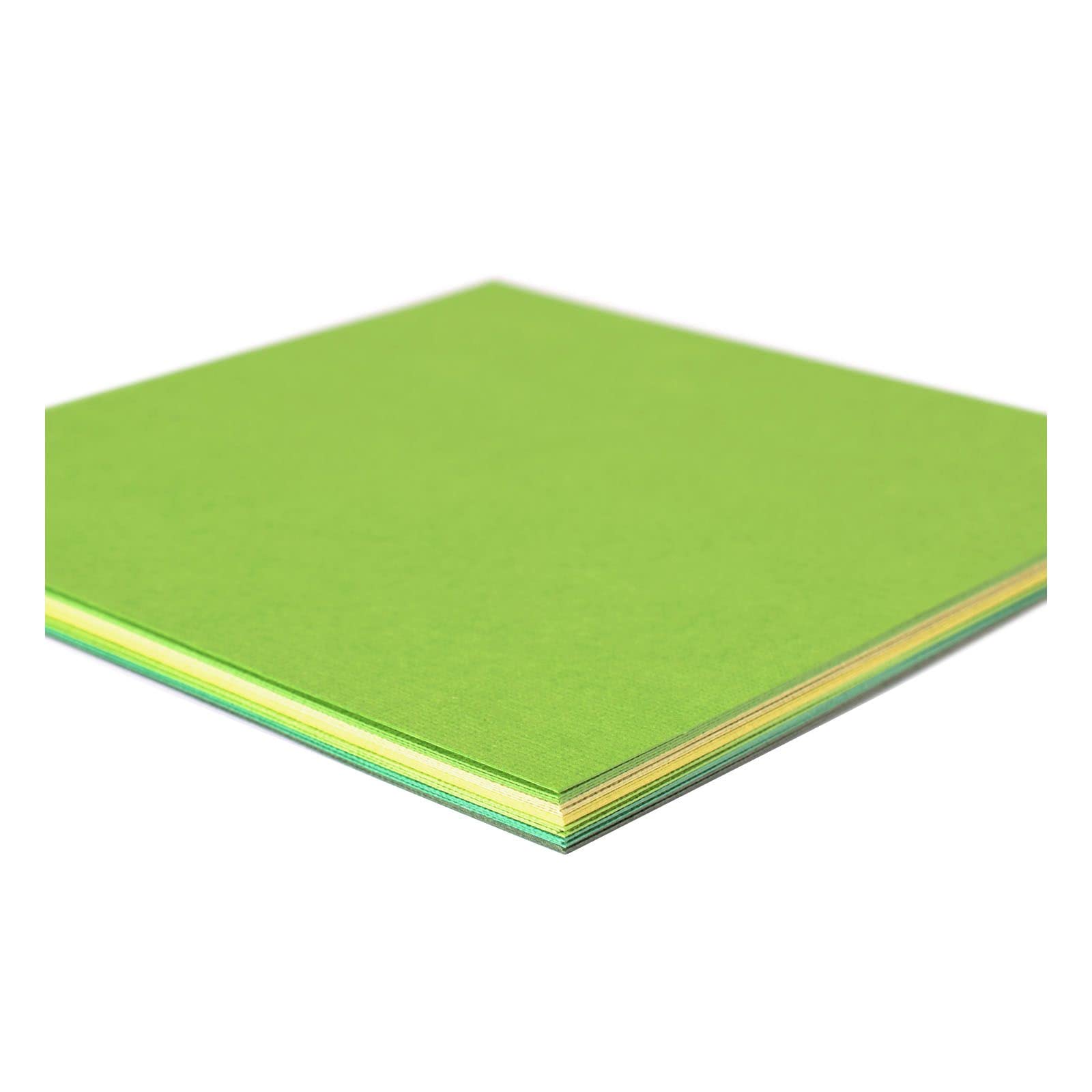 Vaessen Creative Florence Papier do scrapbookingu, 216 g, 6 x 6 x 24 arkuszy, wielopak, zielony, papier, wielokolorowy, 15 x 15 x 0,8 cm