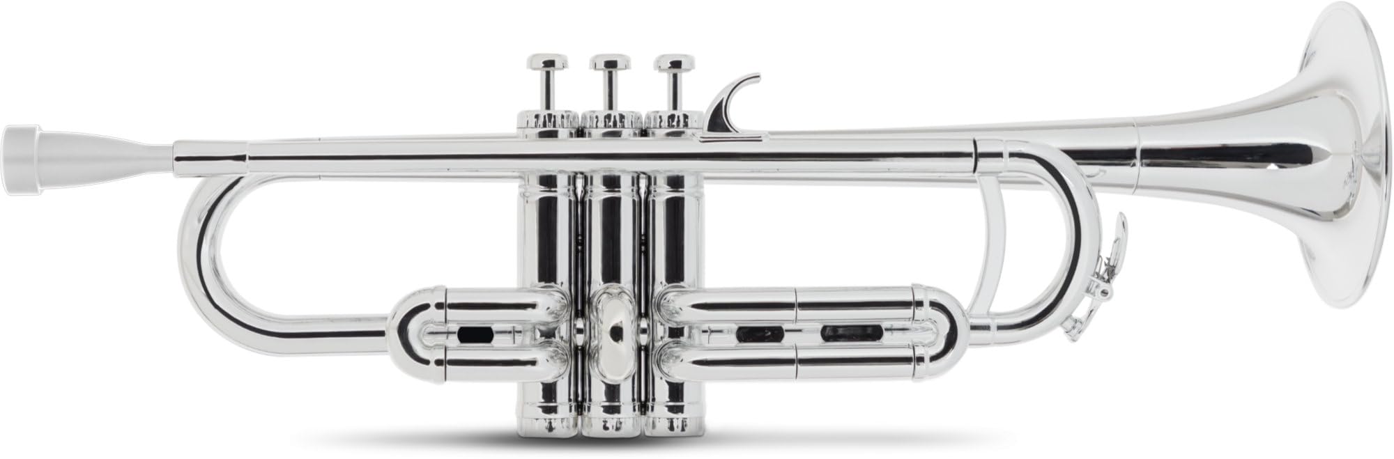 Classic Cantabile MardiBrass Tromba in ABS Plastica - Valvole Perinet - 510g leggera - Foratura: 11,6 mm - incl. Bocchino e Gigbag - argento