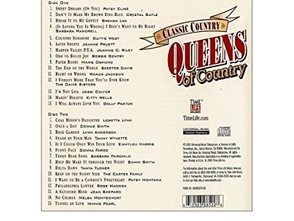 Classic Country Queens Of Country Time Life