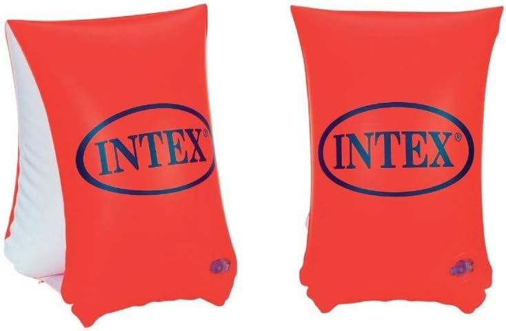 Intex 58641EU - Deluxe Large Swimming Arm Bands age 6 - 12, 30 x 15 cm, Orange