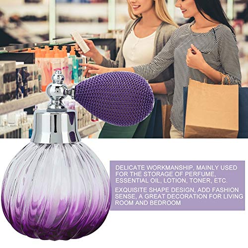 Glass Bulb Vintage Perfume Bottle, Retro Glass Refillable Atomizer Perfume Bottle, Empty Spray Bottle Atomizer, 90ml2